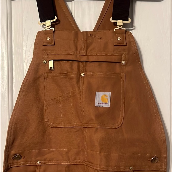 NWOT Carhartt Women's Tan Jumpsuit: 34x32 - Picture 2 of 11